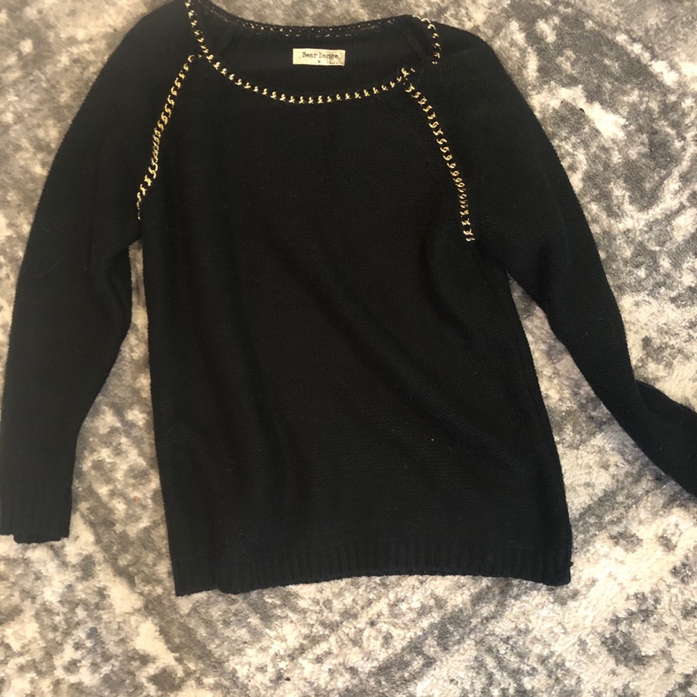 Fall thick Black Sweater